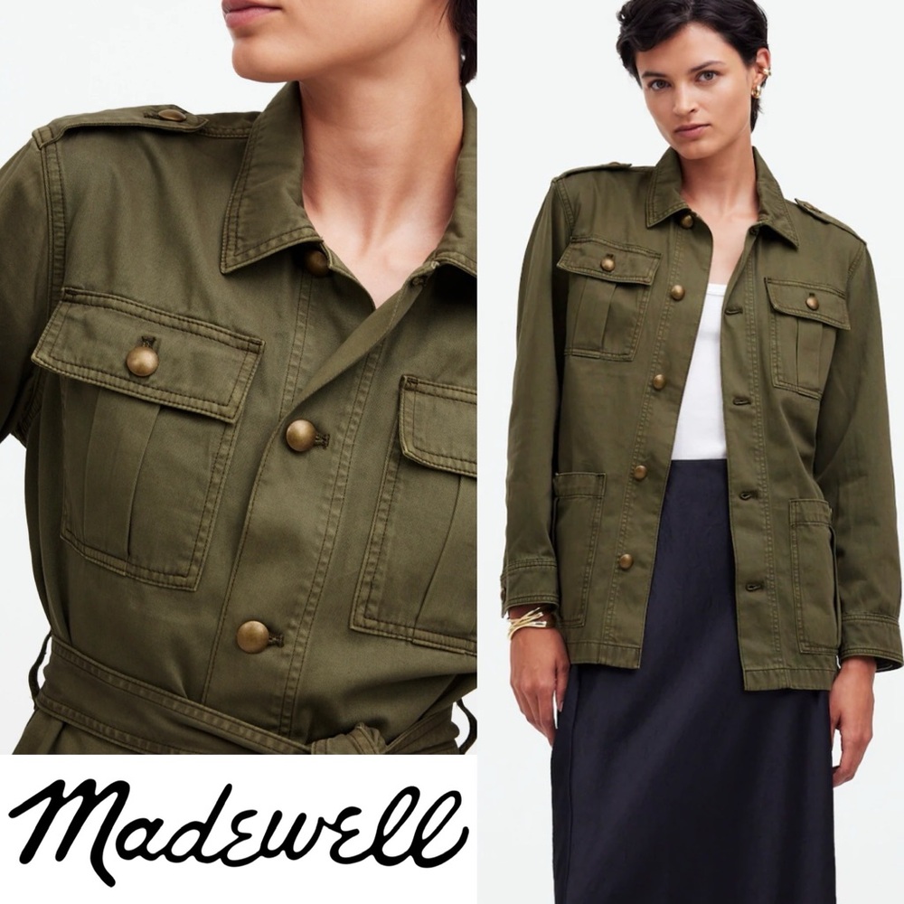 Madewell Chino Safari Jacket - NWT